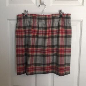 J. Crew Sidewalk Skirt - Plaid